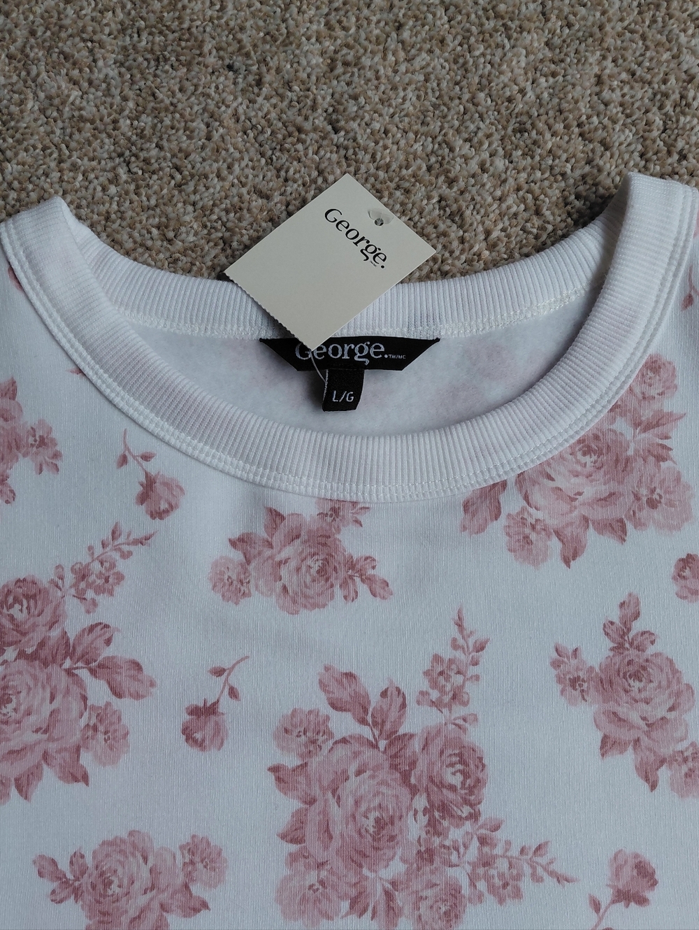 George Floral Print Ruffle Sleeve Top - Picture 2 of 5